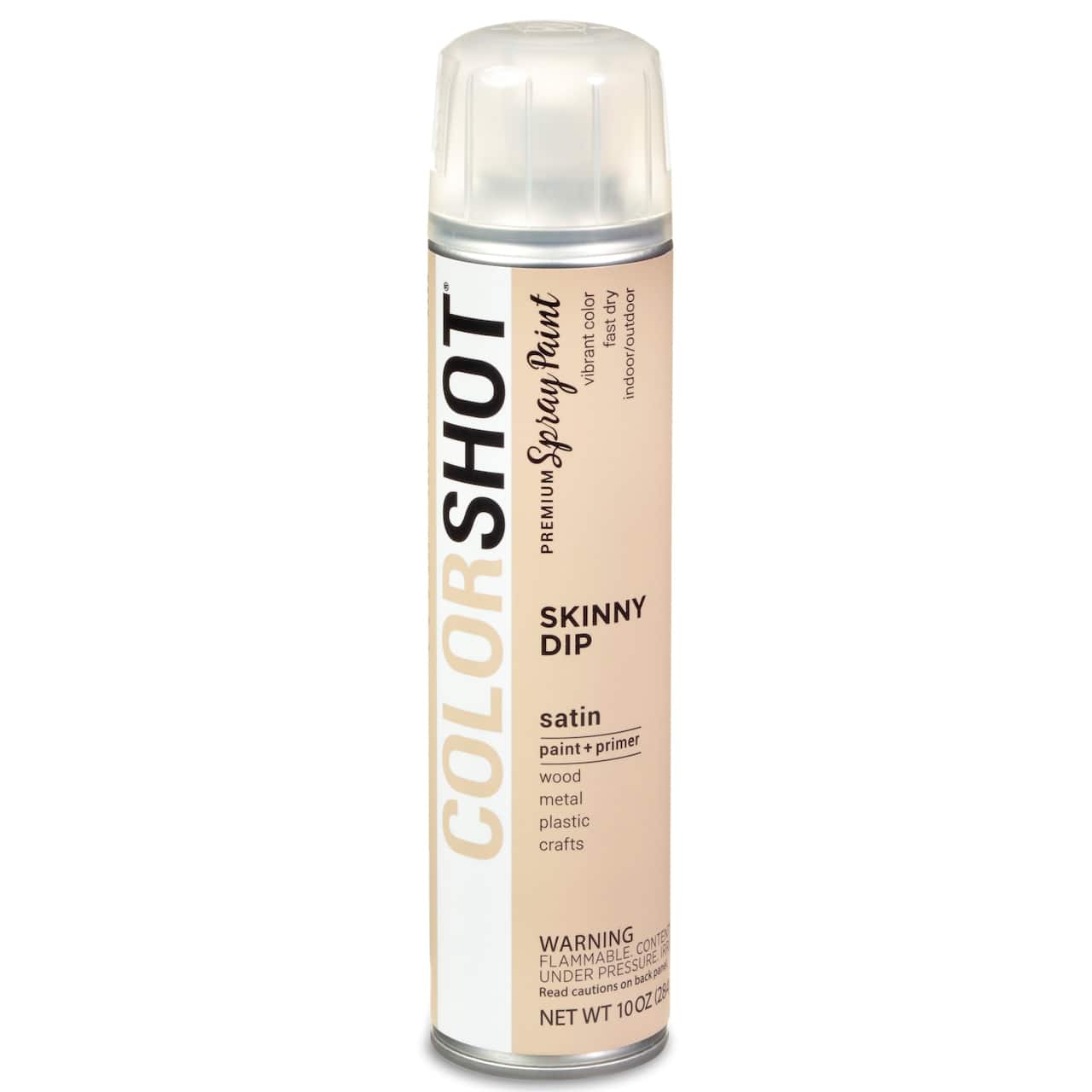 COLORSHOT Premium Satin Spray Paint Michaels tulip-white-colorshot-spray